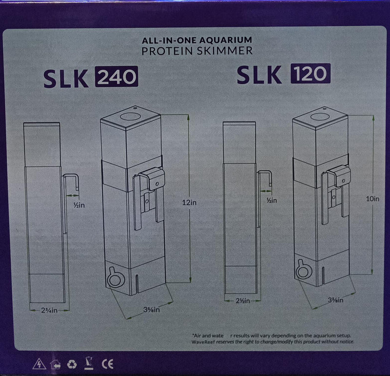 ALL - IN - ONE AQUARIUM PROTEIN SKIMMER * SLK 120