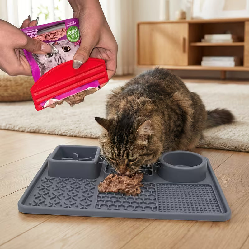 Cat Food Dispenser Scraper