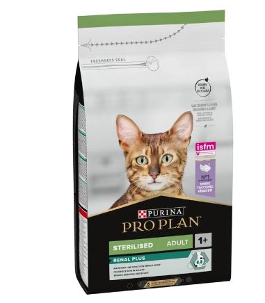 PURINA PRO PLAN Sterilised Adult Renal Plus Dry Cat Food with Turkey  1.5kg