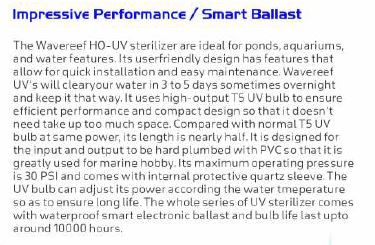 WaveReef HO-UV-27W Smart High-Output Sterilizer