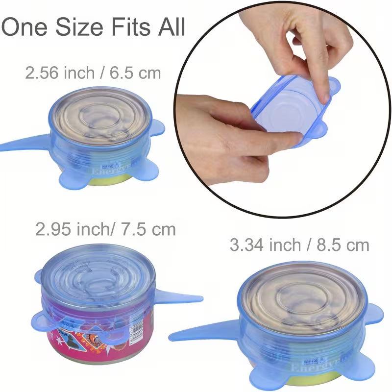 Expandable Pet Food Can Lid Set