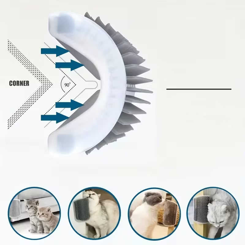 Cat Scratching Comb Wall