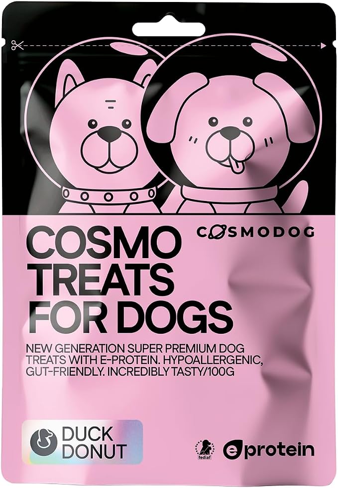 Cosmodog Duck Donut Dog Treats Doypack 100g