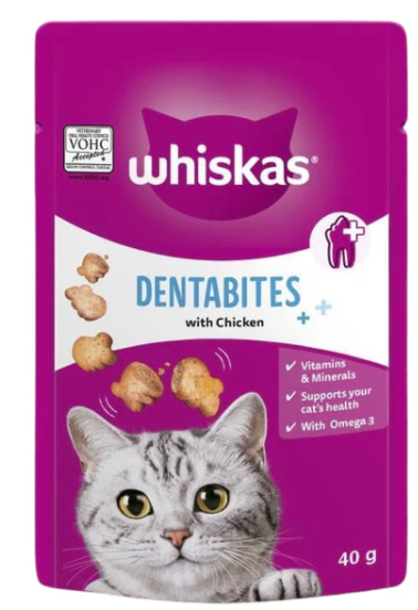 Whiskas DentaBites with Chicken Cat Treats