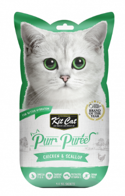 Kit Cat Purr Puree Chicken & Scallop