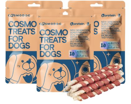 Cosmodog Doypack Lamb Stick Dog Treats