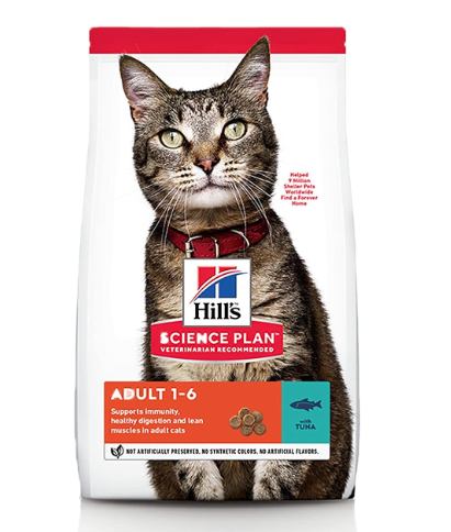 Hill’s Science Plan Adult 1–6 Dry Cat Food with Tuna   3kg