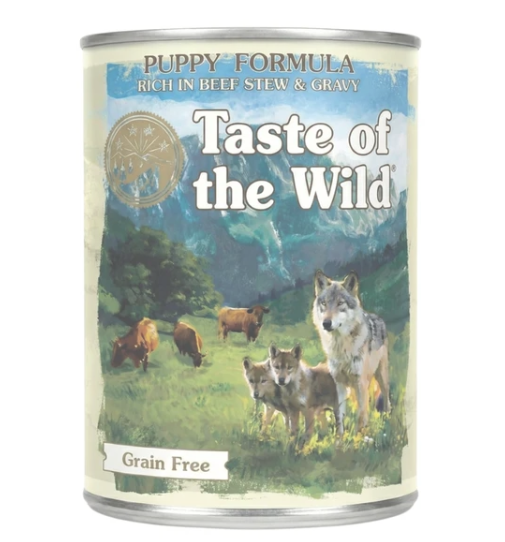 Taste Of The Wild Puppy Formula Beef Stew & Gravy Wet Dog Food 390G