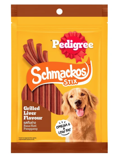 Pedigree Schmackos Stix Grilled Liver Dog Treats