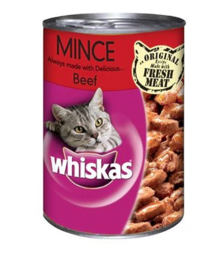 Whiskas Mince Beef Wet Cat Food
