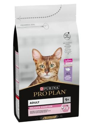 PURINA PRO PLAN Adult Delicate Digestion Dry Cat Food with Turkey 1.5kg
