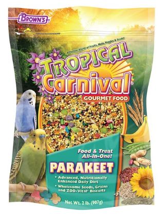 Brown's Tropical Carnival Gourmet Parakeet Food 907g