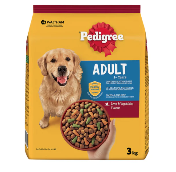 Pedigree Liver &amp; Vegetables Adult Dry Dog Food