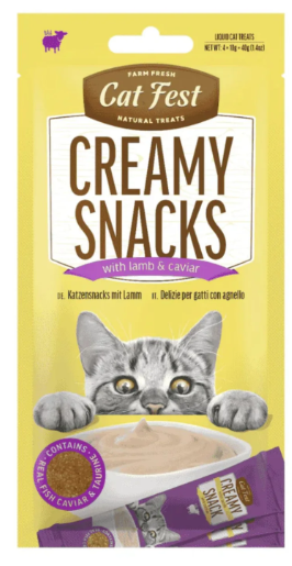 Cat Fest Creamy Snacks  Lamb with Caviar