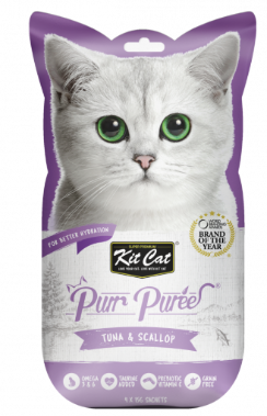 Kit Cat Purr Puree Tuna & Scallop