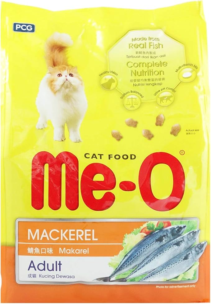 Me-O Adult Mackerel Dry Cat Food 7kg