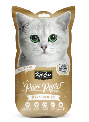 Kit Cat Purr Puree Plus+ Tuna Urinary Care