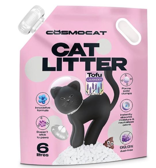 Cosmocat Lavender Scented Tofu Cat Litter