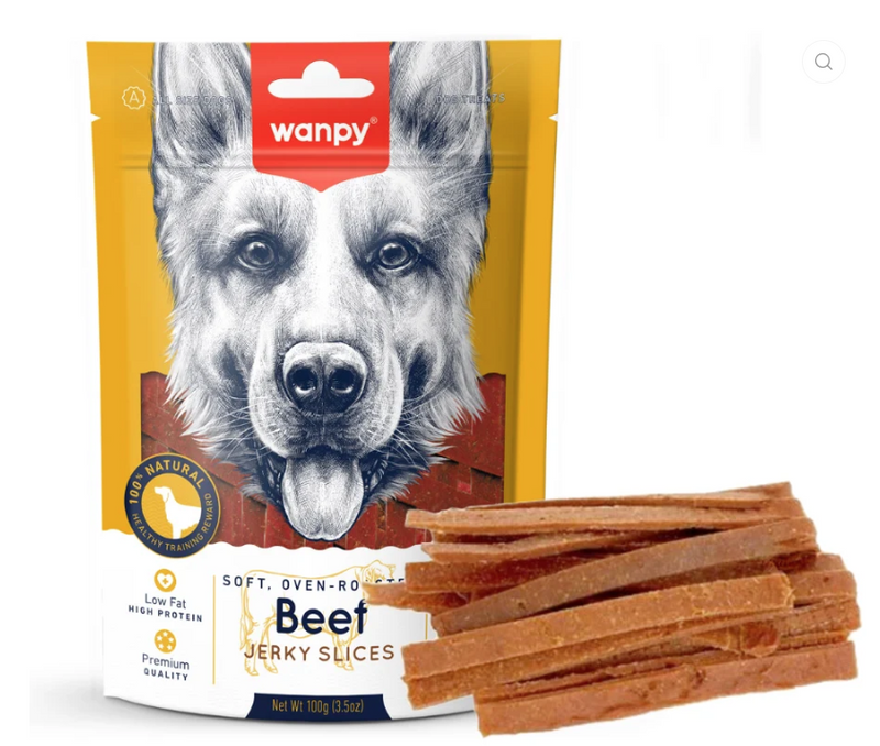 Wanpy Soft Beef Jerky Slices 100g