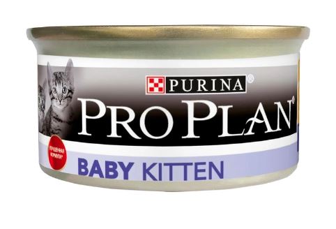 PURINA PRO PLAN Baby Kitten Mousse with Chicken  24 × 85g