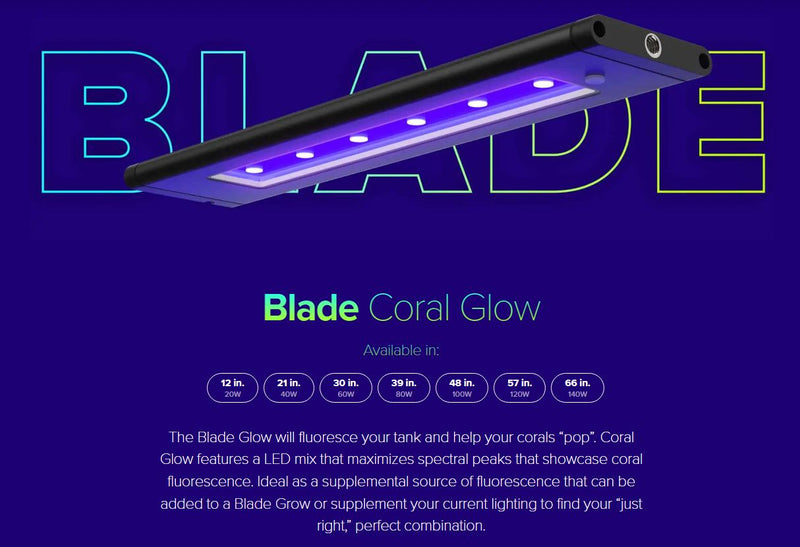 AI BLADE SMART LED - CORAL GLOW (30 INCH)