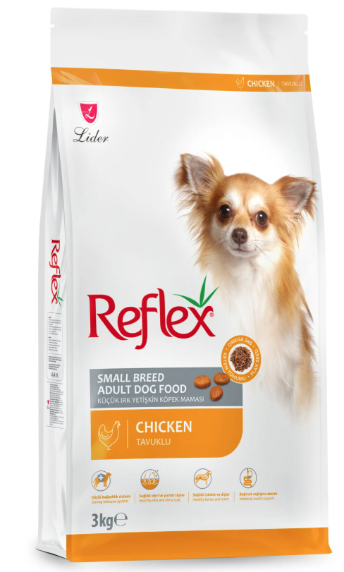 Reflex Small Breed Adult Dog Food with Chicken & Rice 3kg