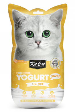 Kit Cat Freeze-Dried Yogurt Yums Egg Yolk Cat Treats