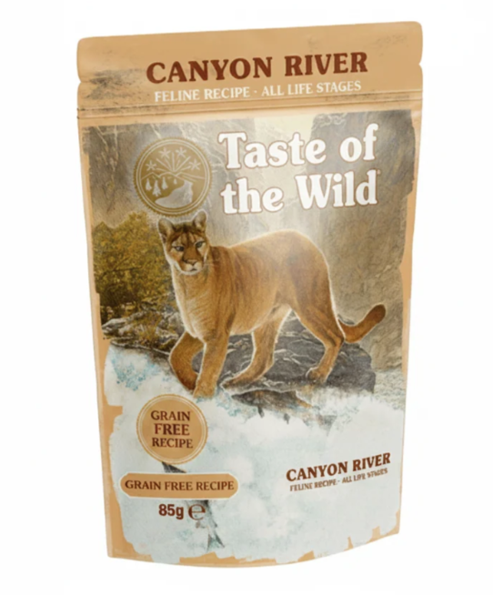 Taste of the Wild Canyon River Cat Pouch Chunks in Gravy  85g