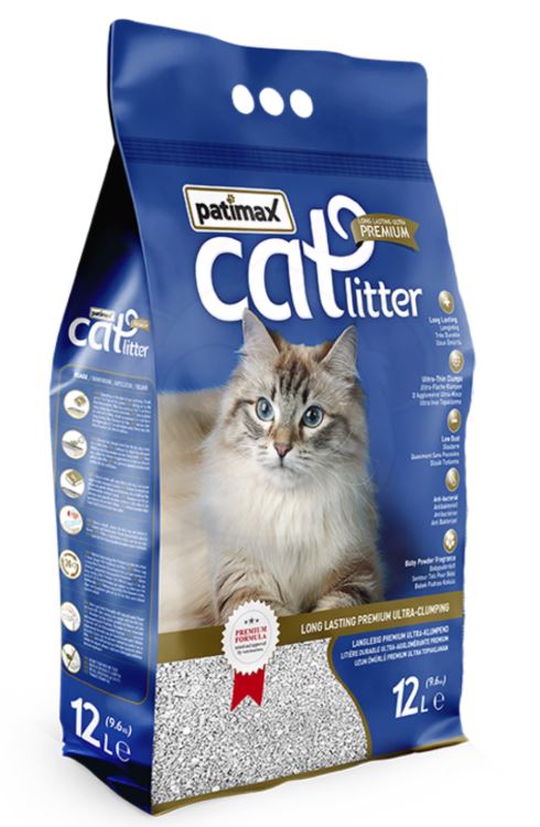 Patimax Lavender Ultra Clumping Cat Litter 12L