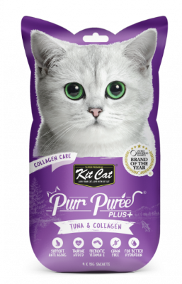 Kit Cat Purr Puree Plus+ Tuna  Collagen Care