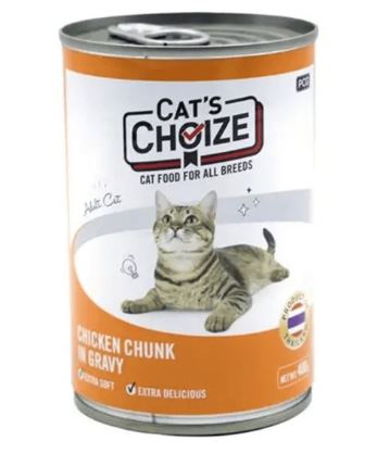 Cat’s Choize Chicken Chunk in Gravy Canned Cat Food 400g
