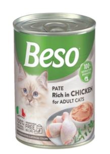 Beso Chicken Pate Wet Cat Food  400g