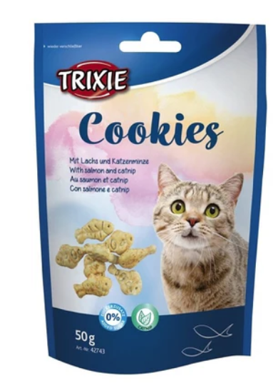 Trixie Cookies with Salmon and Catnip Cat Treats