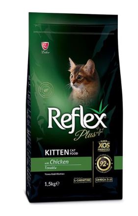 Reflex Plus with Chicken Dry Kitten Food 1.5 kg