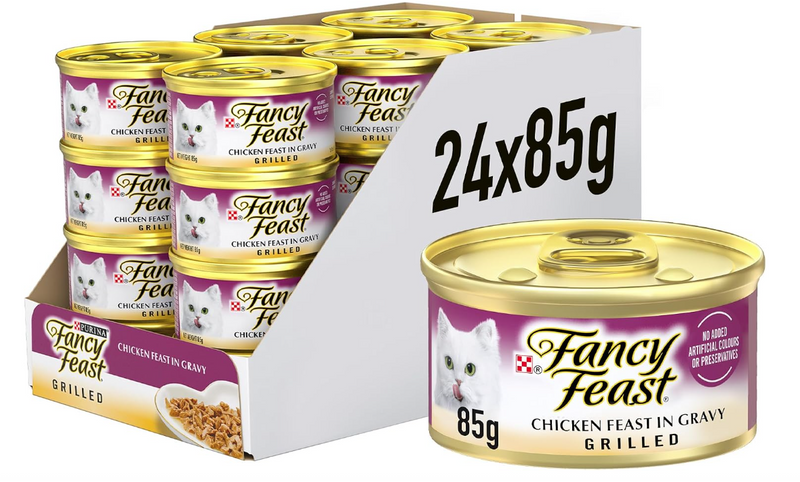Purina Fancy Feast Grilled Chicken Feast in Gravy  85g