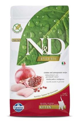 Farmina N&D Pomegranate and Chicken Dry Kitten Food 300g