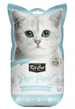 Kit Cat Purr Puree Chicken & Smoked Fish