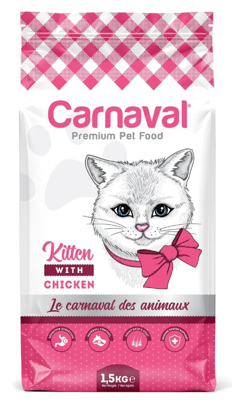 Carnaval Premium Kitten Cat Food with Chicken