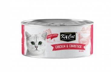 Kit Cat Tin Chicken and Crabstick Toppers 80g