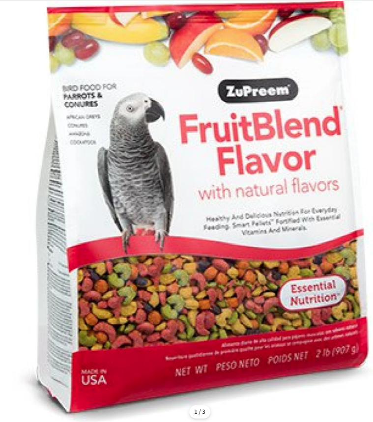FruitBlend Flavor Medium &amp; Large Parrot Food  2 lbs