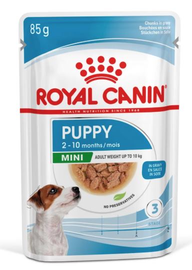 Royal Canin Size Health Nutrition Mini Puppy Wet Food Pouches  12 × 85g