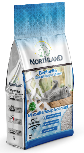 Northland Bentonite Clumping Cat Litter Marseille Soap