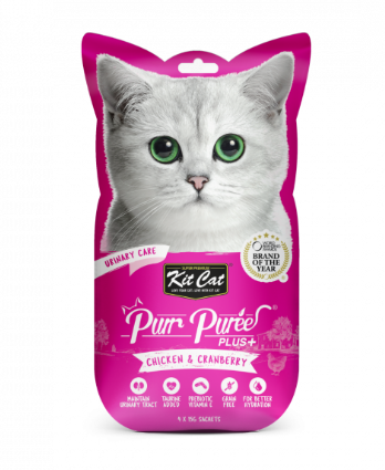 Kit Cat Purr Puree Plus+ Chicken Urinary Care