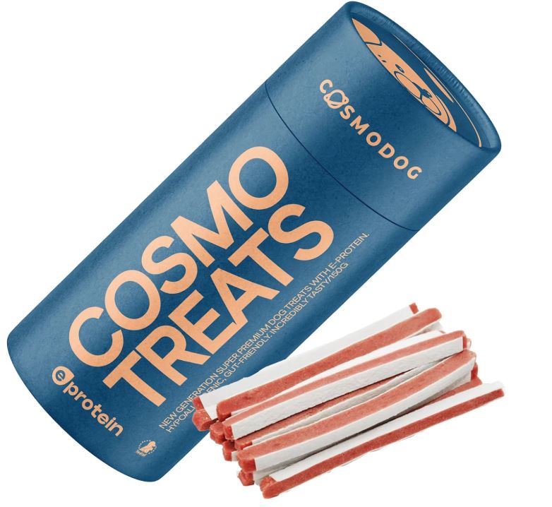 Cosmodog Salmon Sandwich Dog Treats Tube 150g