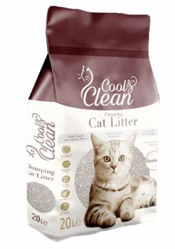 Patimax Cool & Clean Clumping Cat Litter Orange Scent –  20L
