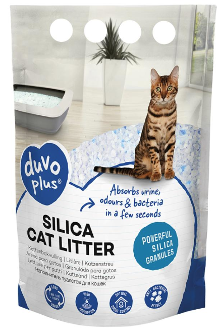Duvo Plus Premium Silica Cat Litter