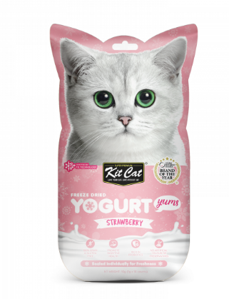 Kit Cat Freeze-Dried Yogurt Yums Strawberry Cat Treats
