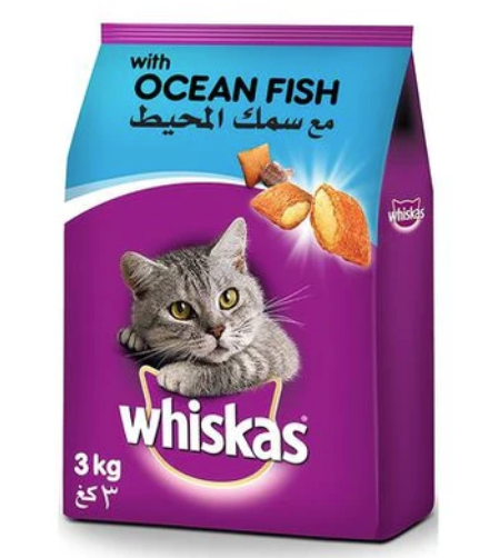 Whiskas Adult Ocean Fish Dry Cat Food