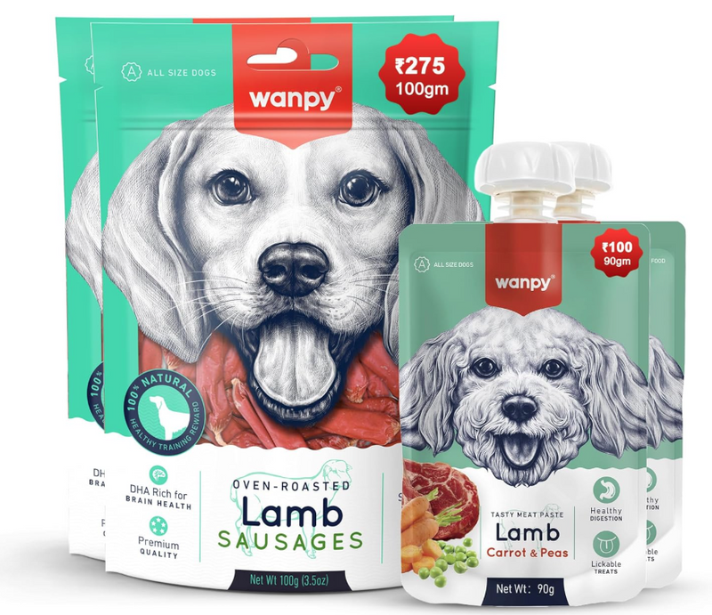 Wanpy Lamb Sausages – 100g