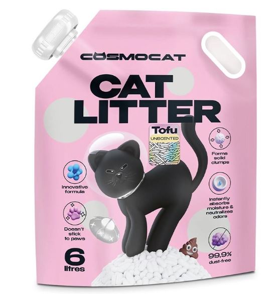 Cosmocat Unscented Tofu Cat Litter